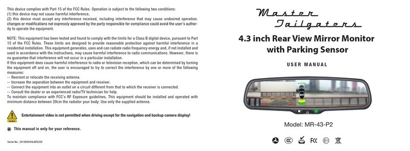 Master Tailgaters MR-43-P2 User manual