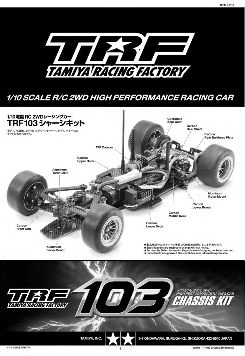 Tamiya TRF103 User manual Tamiya TRF103 User manual