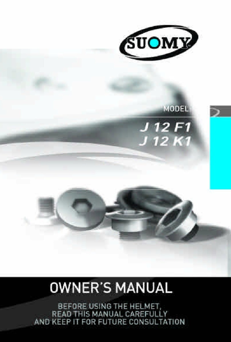 SUOMY J 12 K1 owner's manual