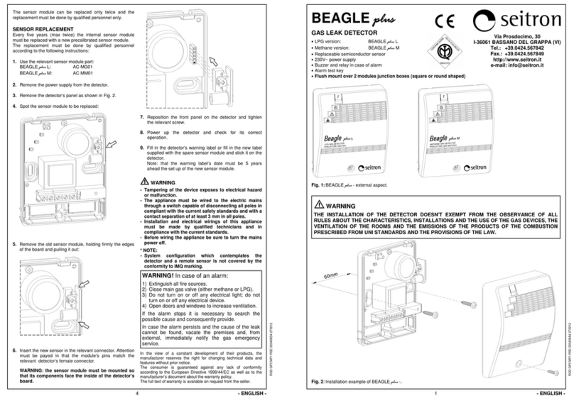 Seitron BEAGLE plus L User manual Seitron BEAGLE plus L User manual