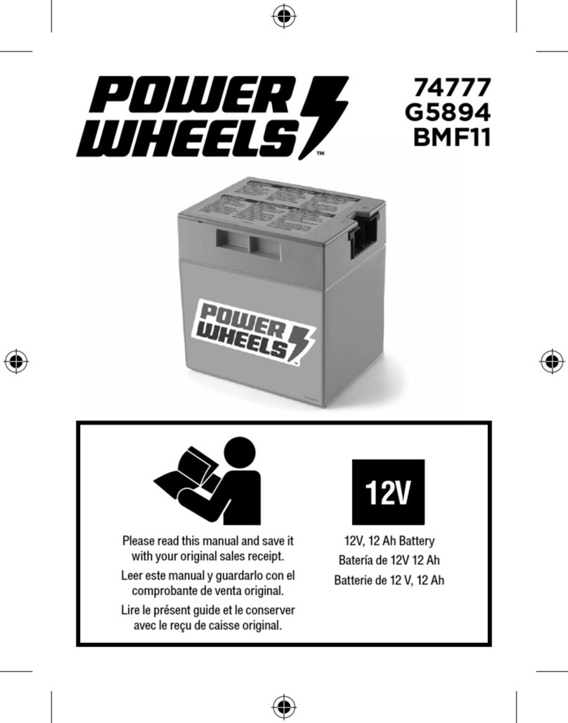Power Wheels 74777 manual