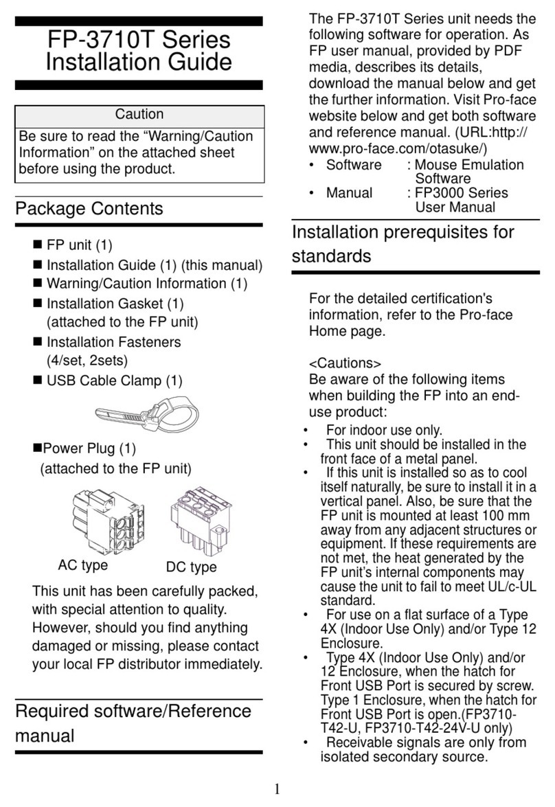 Digital Equipment FP-3710T Series User manual