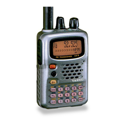 Yaesu VX-5R Quick start guide Yaesu VX-5R Quick start guide
