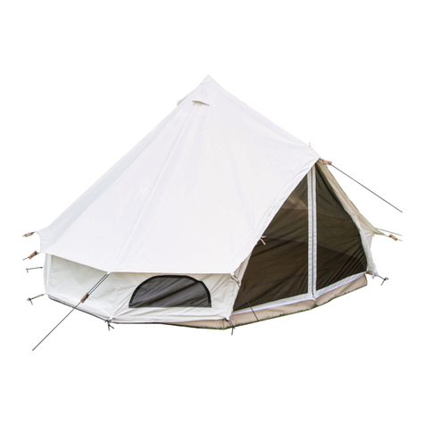 skandika outdoor Tipii 400 Canvas User manual