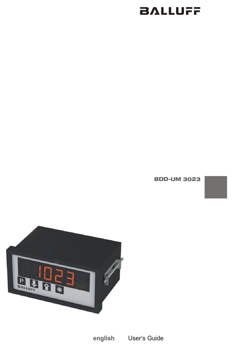 Balluff BDD-UM 3023 user guide