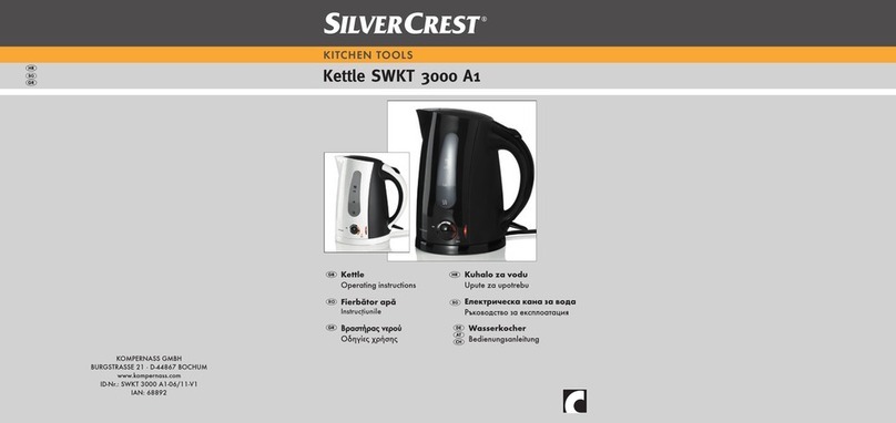 Silvercrest SILVERCREST SWKT 3000 A1 User manual