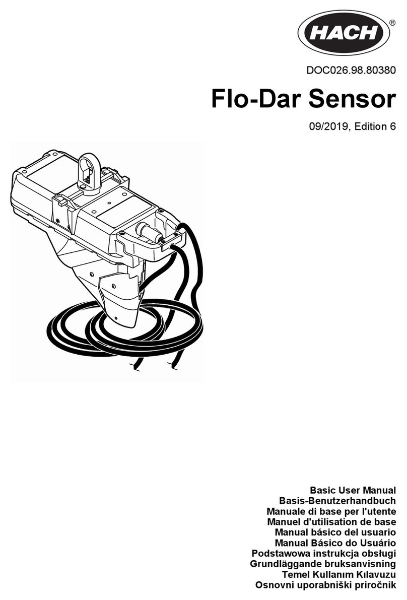 Hach Flo-Dar Basic user manual
