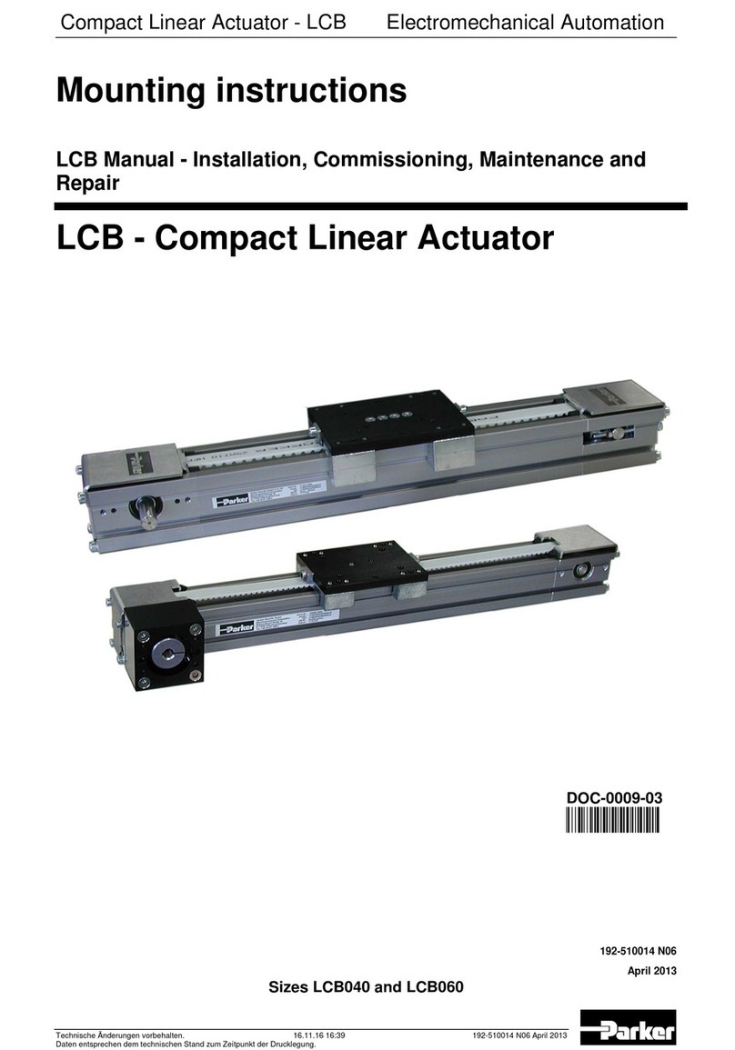 Parker LCB Series User manual