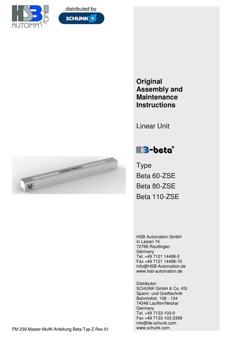 HSB Beta 60-ZSE Original Assembly and Maintenance Instructions
