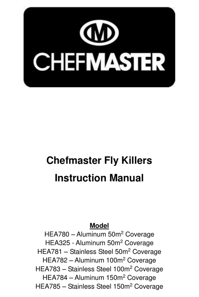 Chef-Master HEA780 instruction manual