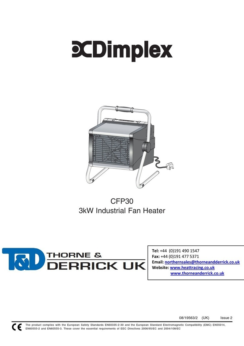 Dimplex CFP30 User manual