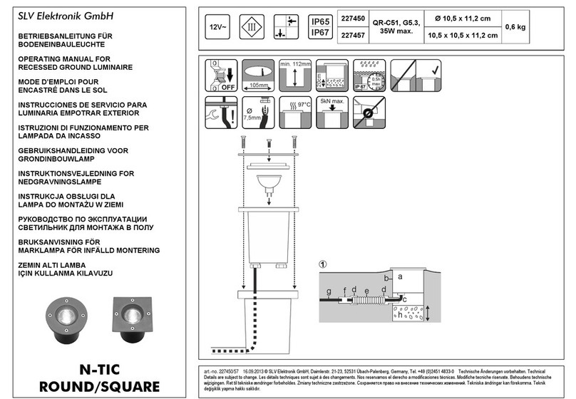 SLV Elektronik N-TIC ROUND operating manual