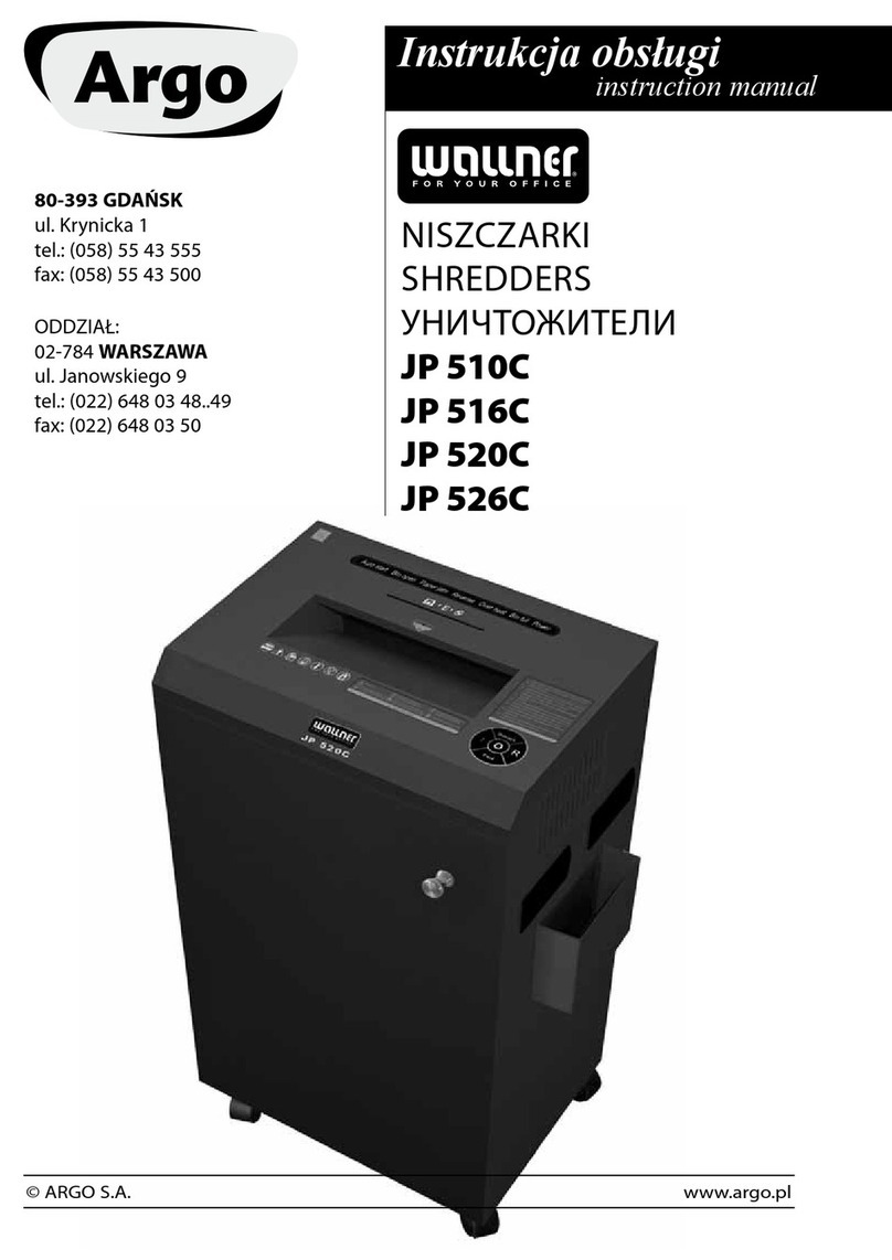 Argo JP 510C instruction manual