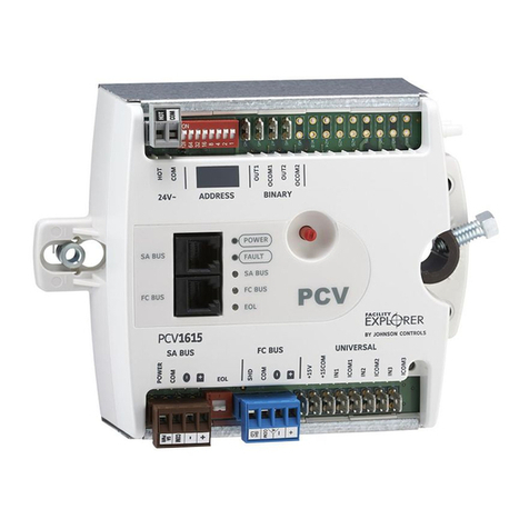 Johnson Controls FX-PCV1615 User manual