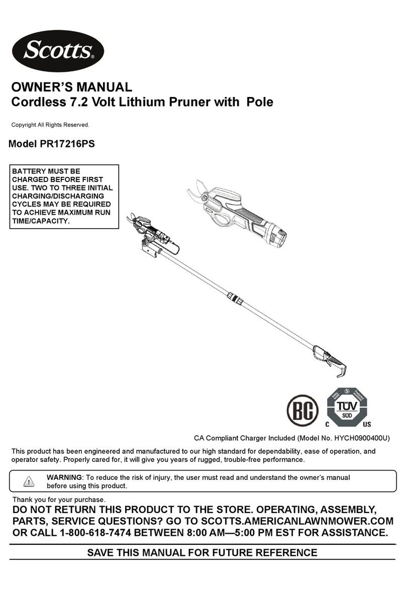 Scotts PR17216PS owner's manual