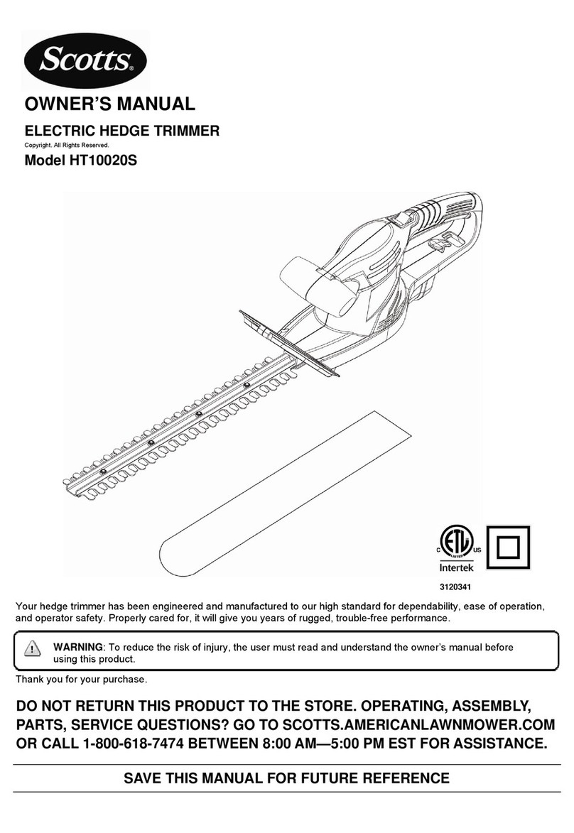 Scotts HT10020S User manual