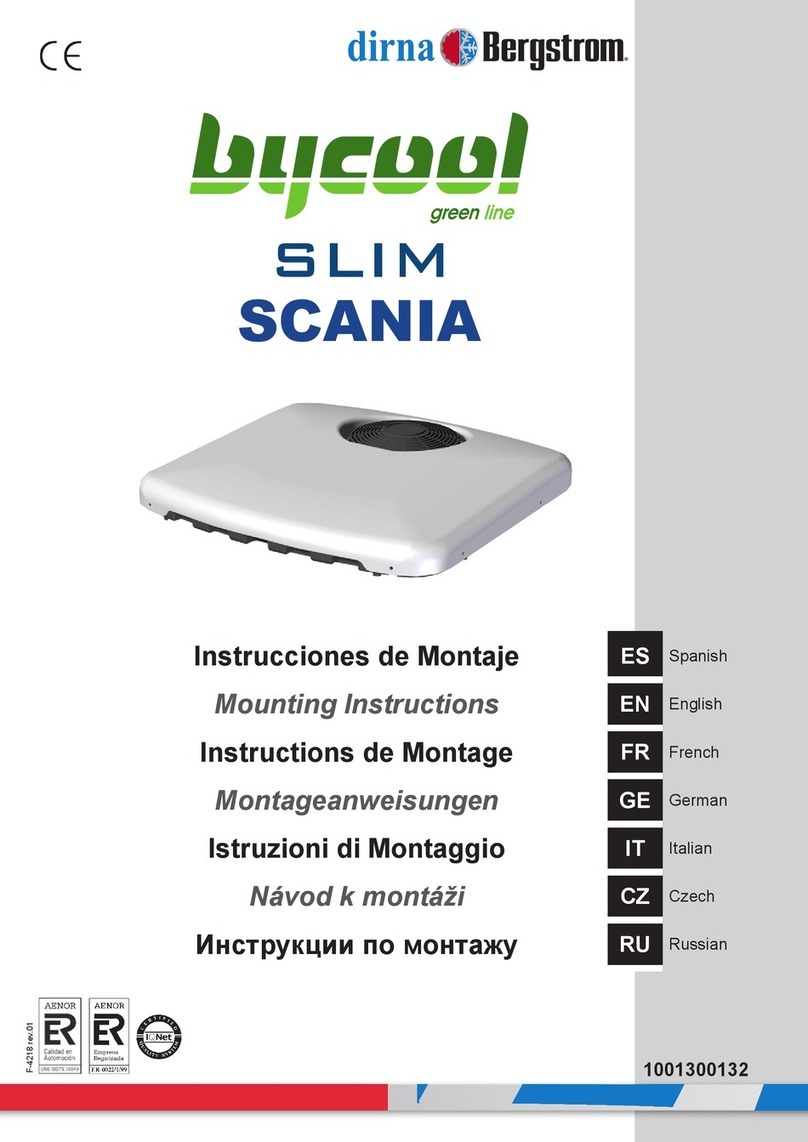 dirna Bergstrom bycool green Series User manual dirna Bergstrom bycool green Series User manual