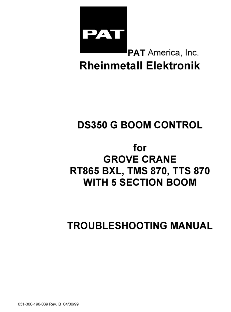 PAT DS350 G troubleshooting manual