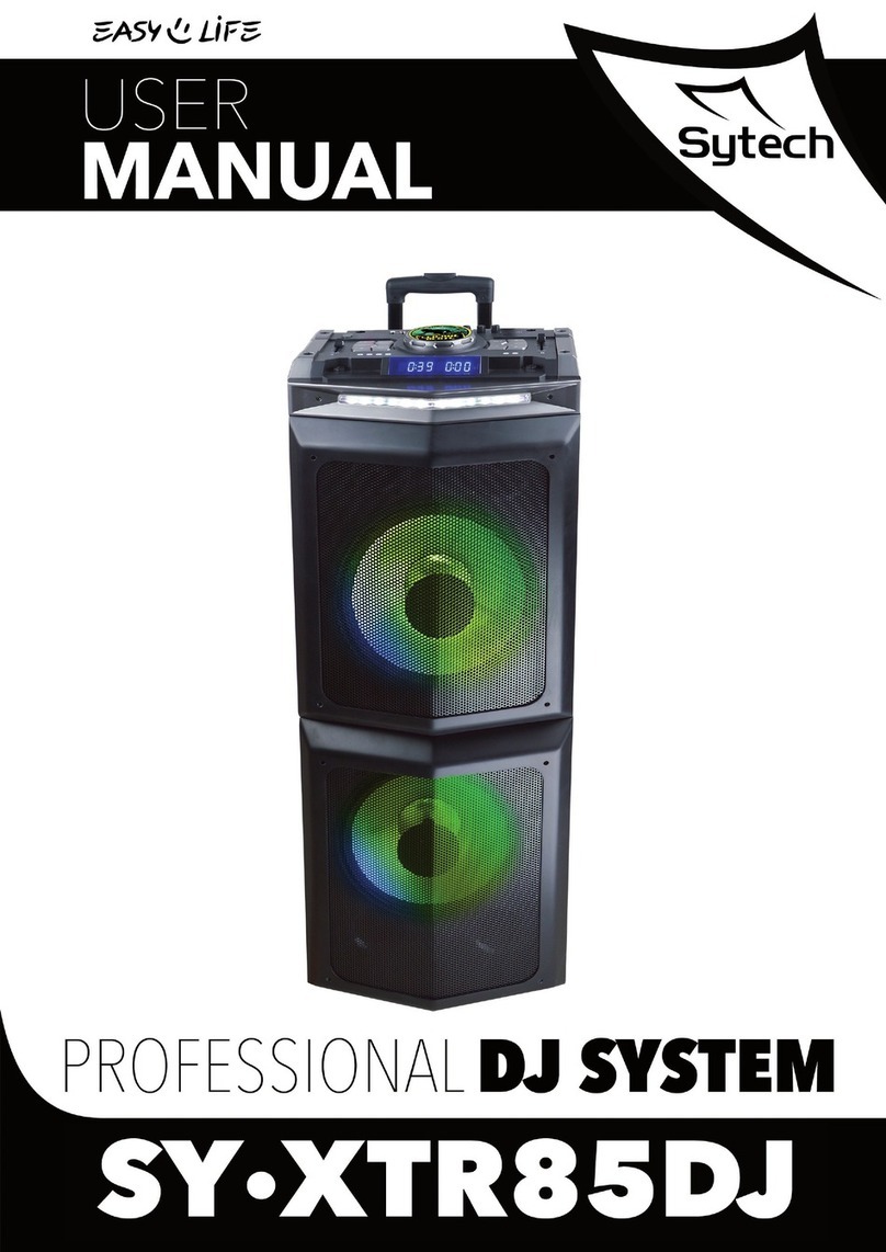 Sytech SY-XTR85DJ user manual