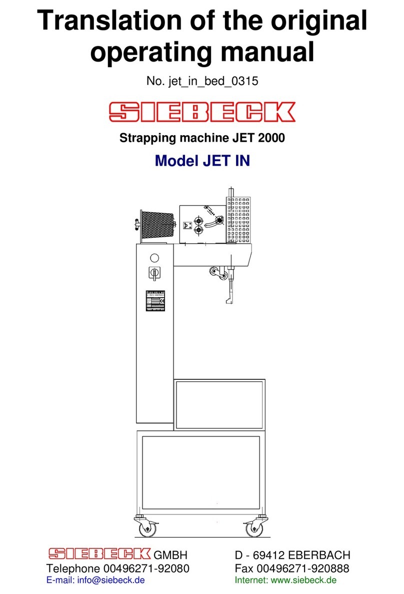 Siebeck JET 2000 Translation of the original operating manual