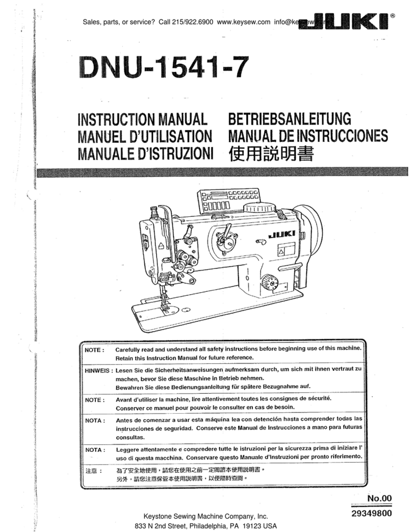 JUKI DNU-1541-7 User manual