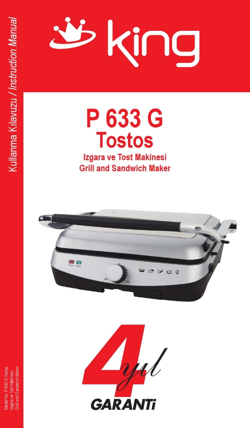 KING P 633 G instruction manual