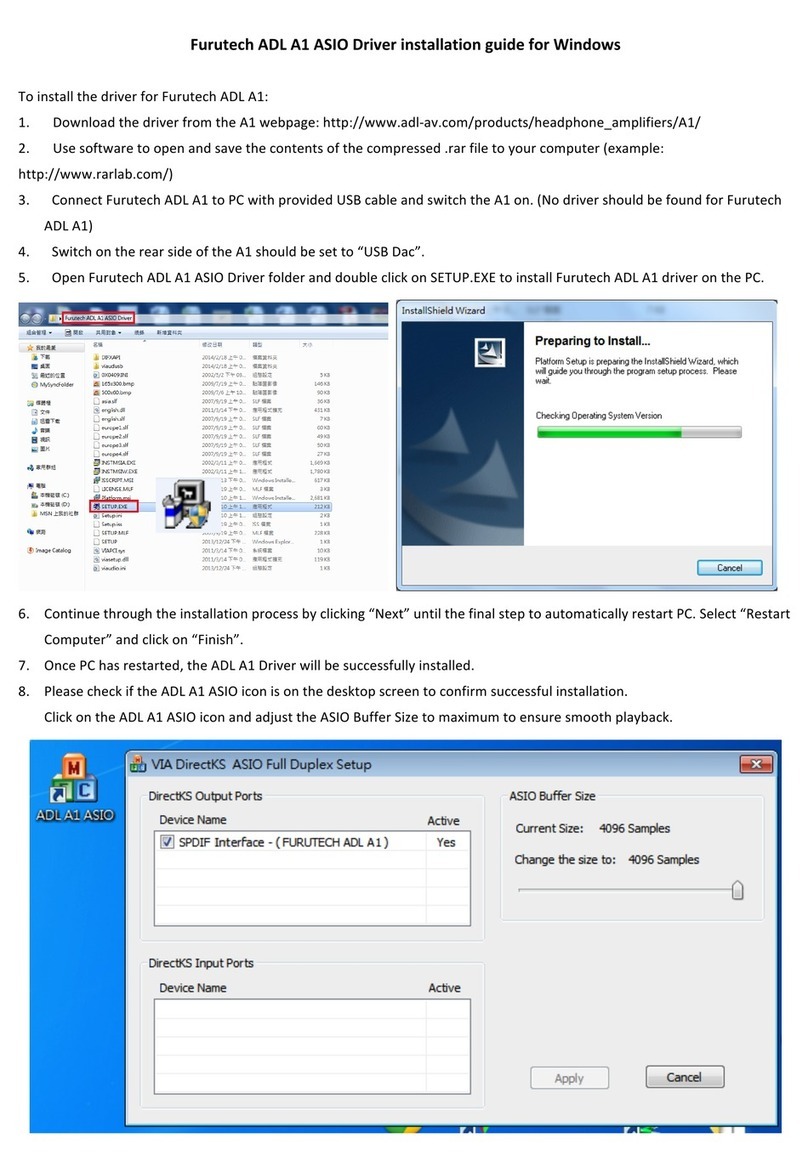 Furutech ADL A1 installation guide
