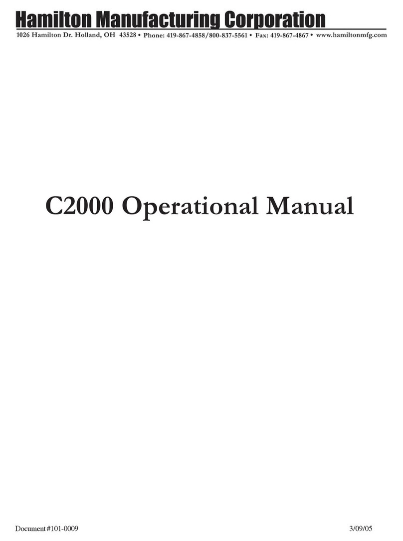 Hamilton C2000 Operational manual