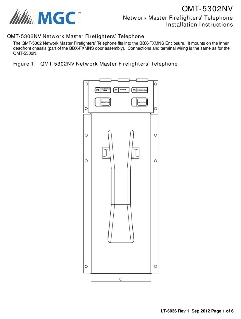 MGC QMT-5302NV installation instructions