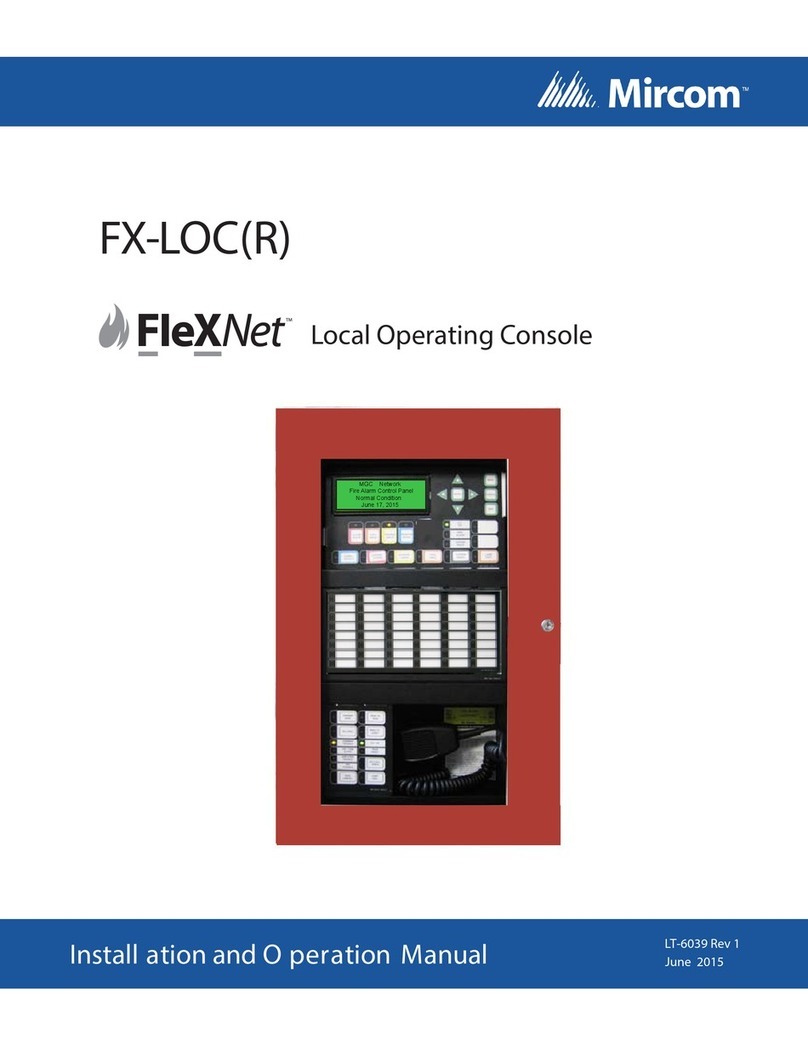 Mircom FX-LOCR User manual