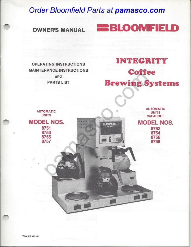 Bloomfield INTEGRITY Series User manual