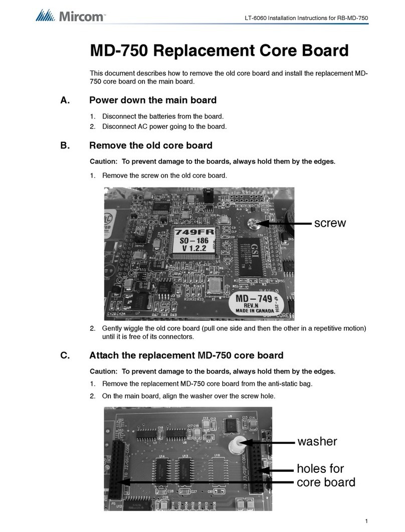 Mircom RB-MD-750 User manual Mircom RB-MD-750 User manual