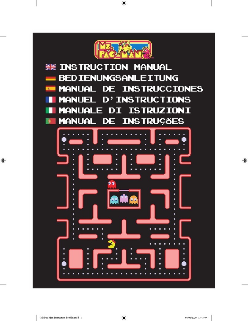 Quarter Arcades MS PAC-MAN instruction manual