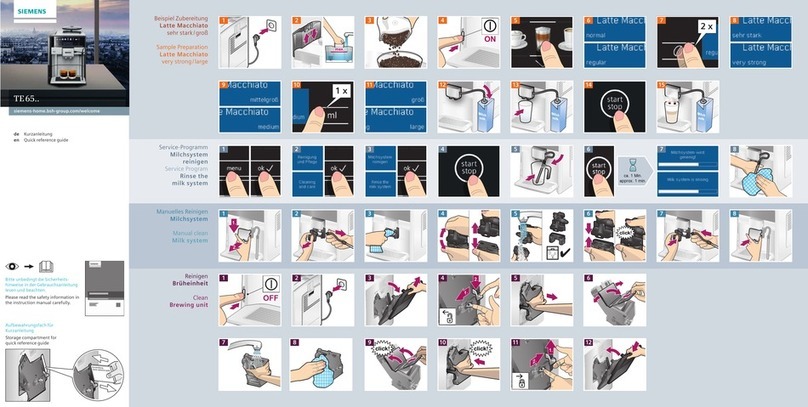 Siemens TE65 series User manual