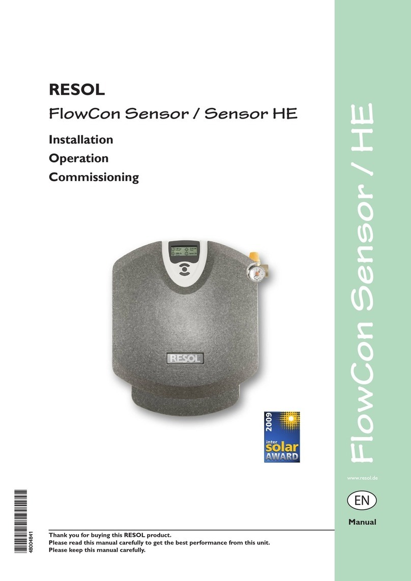 Resol FlowFlowCon Sensor Guide