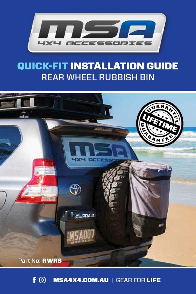 MSA RWRS QUICK-FIT INSTALLATION GUIDE
