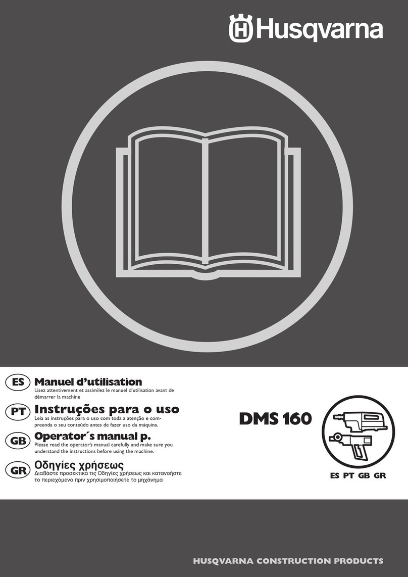 Husqvarna DMS 160 Operator's manual