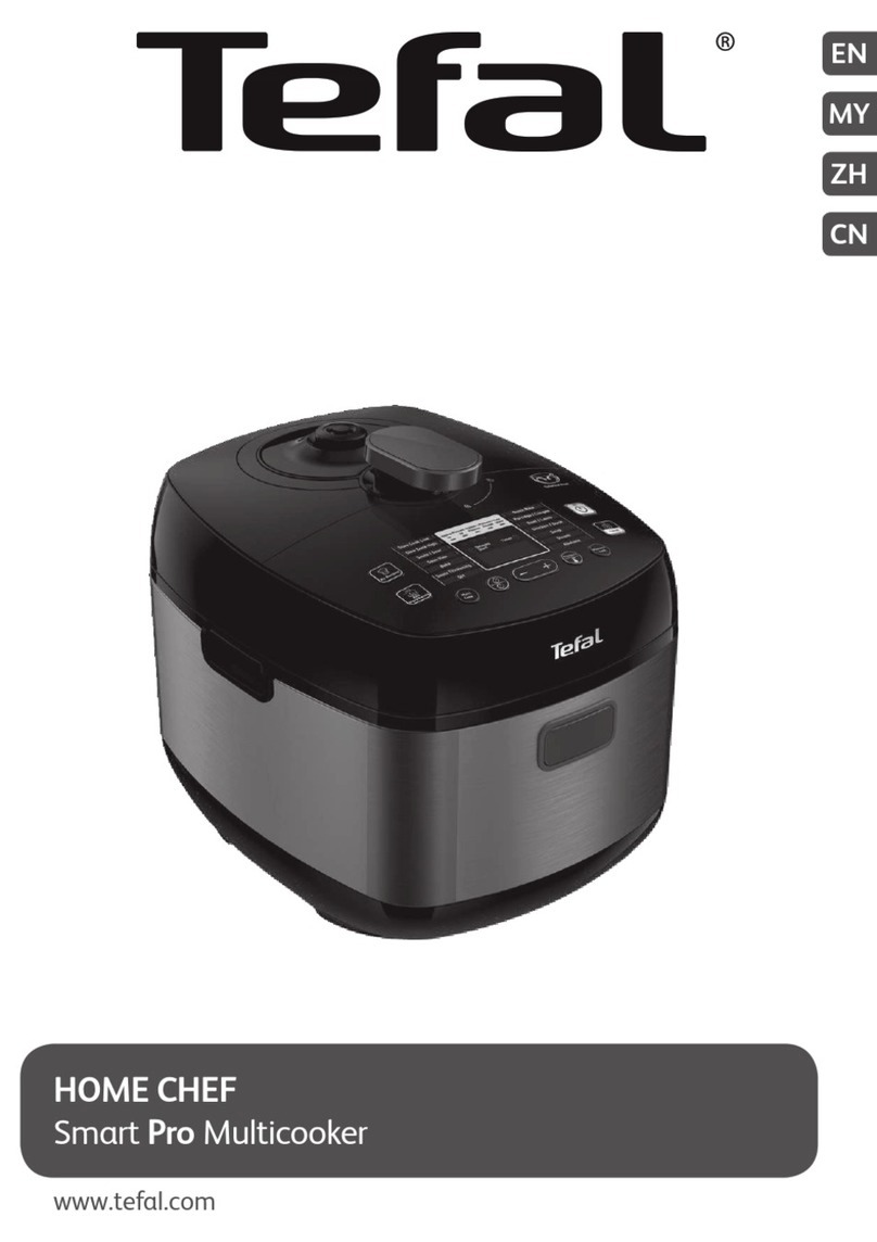 TEFAL HOME CHEF Smart Pro User manual
