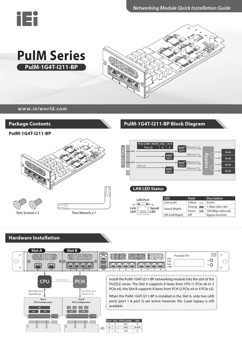IEI Technology PulM Series Quick installation guide