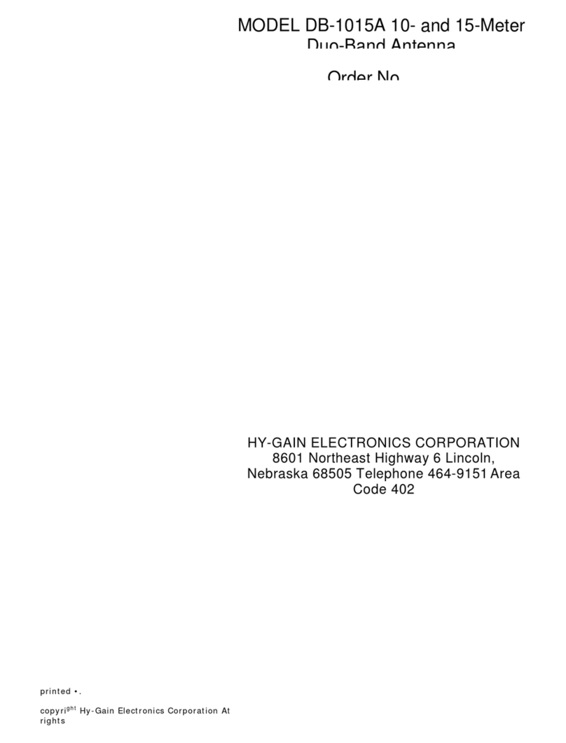 Hy-Gain DB-1015A manual