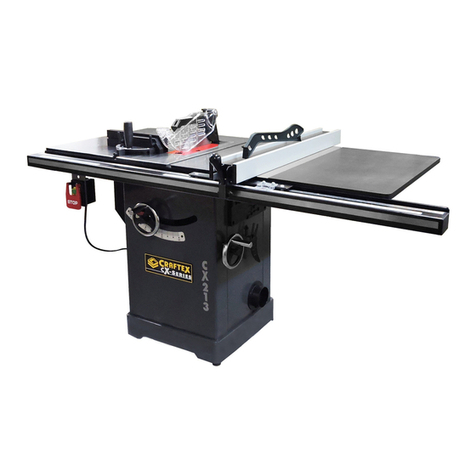 Craftex CX series User manual