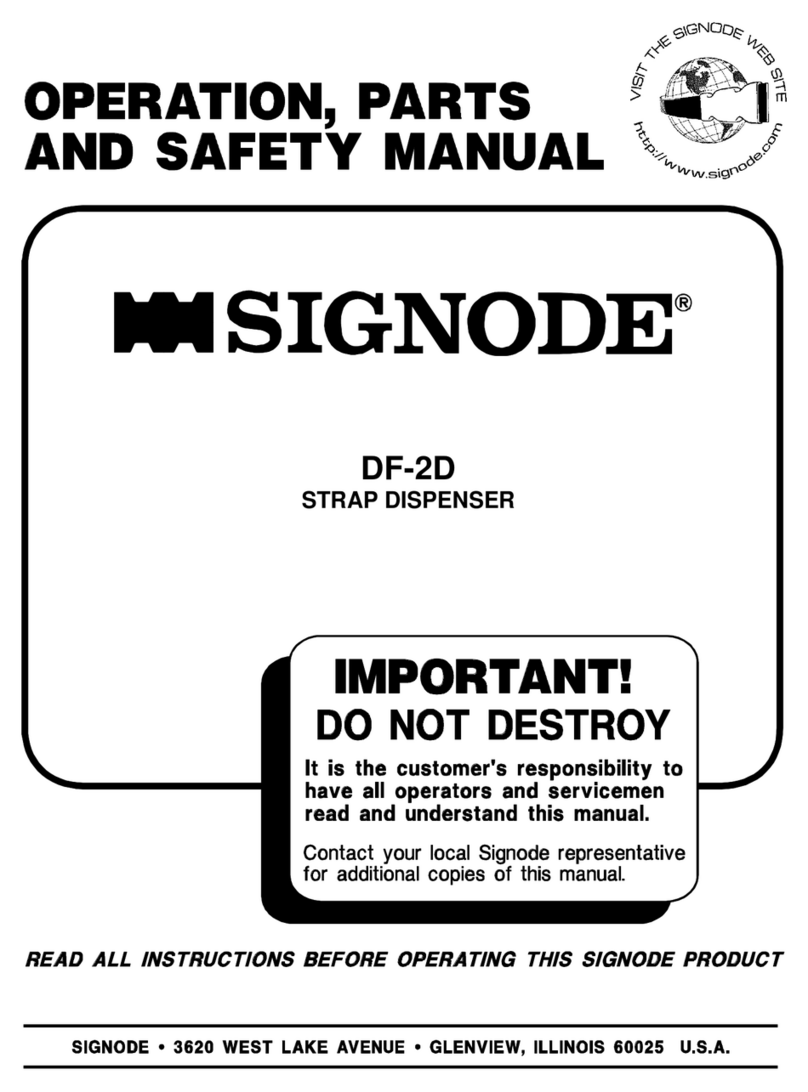 Signode DF-2D Instruction Manual