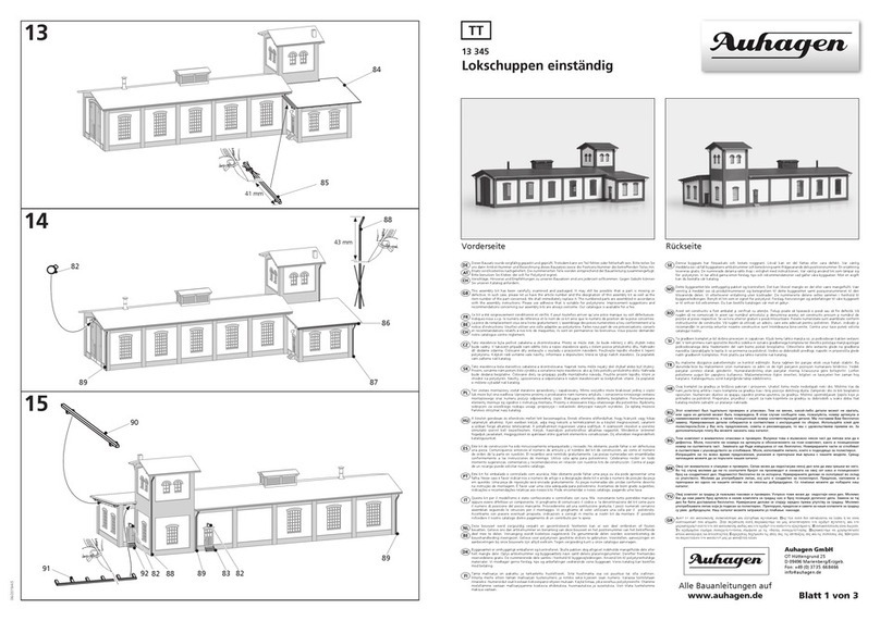Auhagen TT 13 345 Assembly manual