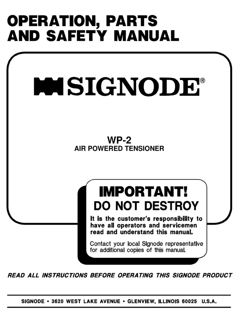 Signode WP-2 Instruction Manual