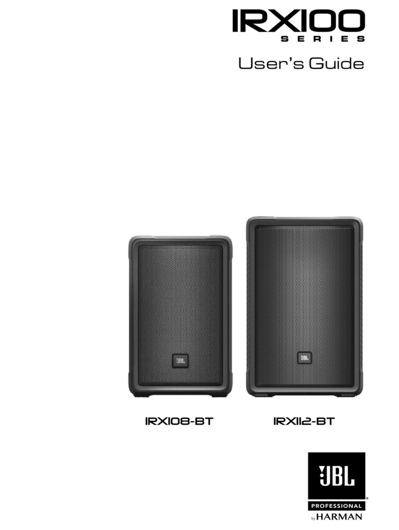 Harman JBL IRX100 Series User manual