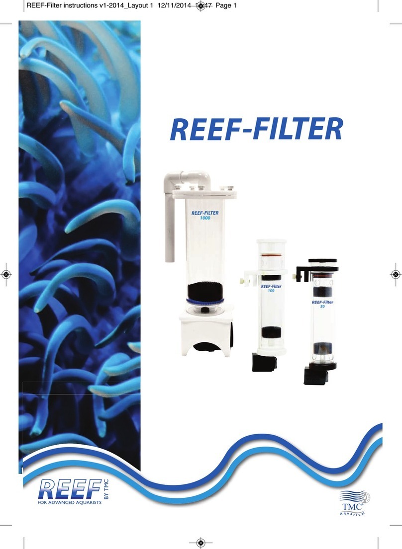 TMC Aquarium REEF-FILTER 50 Instructions for installation and use