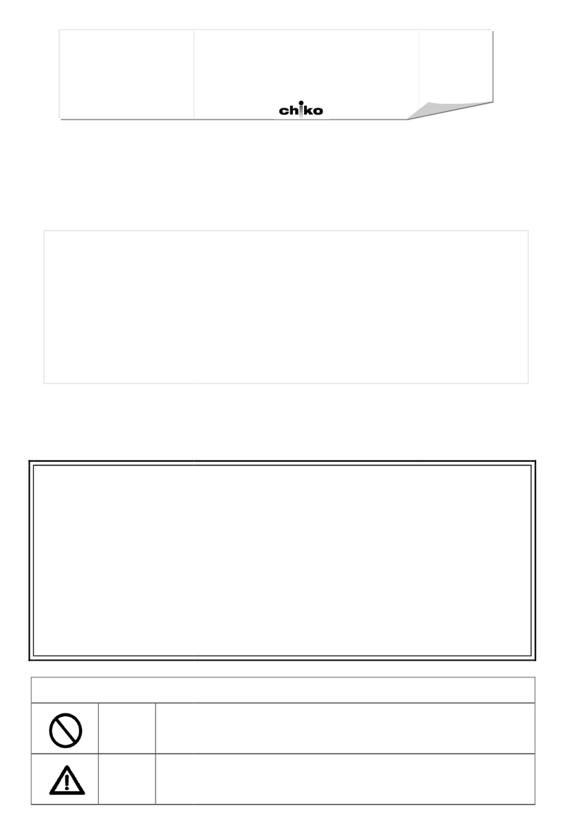 Chiko CKU-400AT-HC-V1 User manual