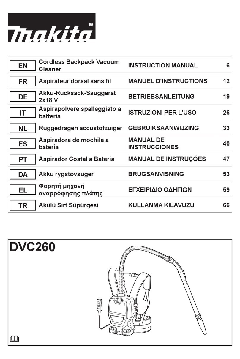 Makita DVC260 User manual