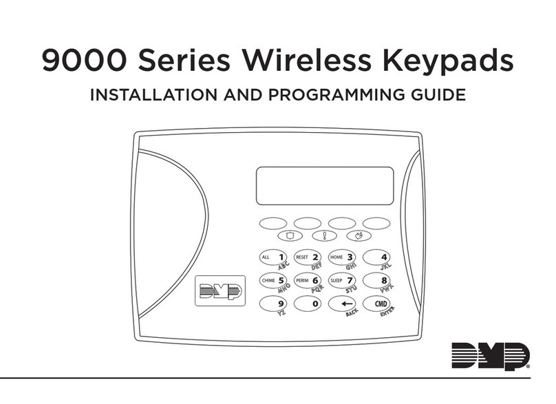 DMP Electronics 9000 Series Installation and programming guide
