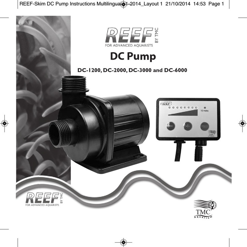TMC Aquarium REEF DC-1200 Instructions for installation and use